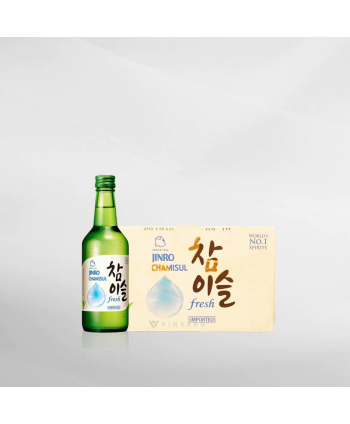 EXO123 x Vinyard Promo 1 Ctn ( 20 Btl ) Soju Jinro Chamsiul Original Fresh 360 ml