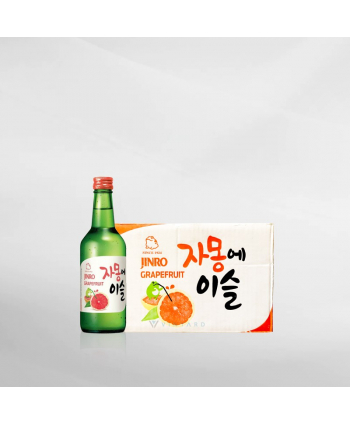 EXO123 x Vinyard Promo 1 Ctn ( 20 Btl ) Soju Jinro Chamsiul Grape Fruit 360 ml