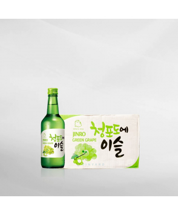 EXO123 x Vinyard Promo 1 Ctn ( 20 Btl ) Soju Jinro Chamsiul Green Grape 360 ml