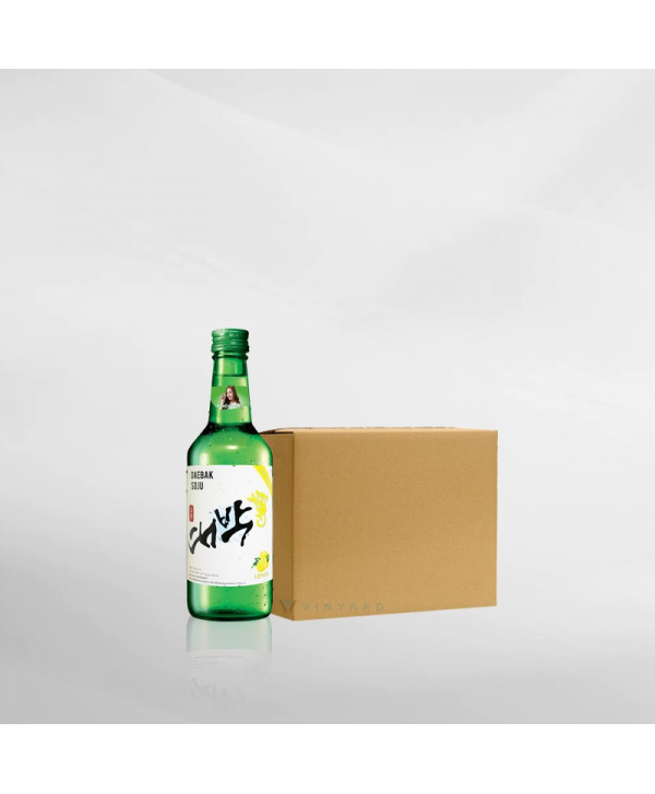 EXO123 x Vinyard Promo 1 Ctn ( 20 Btl ) Daebak Soju Lemon 360 ml