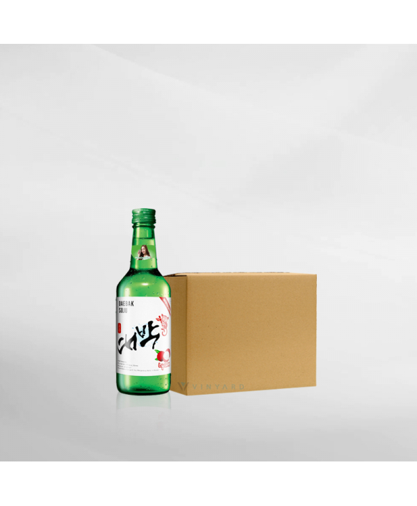 EXO123 x Vinyard Promo 1 Ctn ( 20 Btl ) Daebak Soju Lychee 360 ml